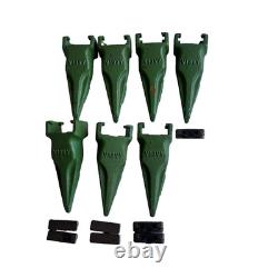 7PC V13TL V13VY Tiger Bucket Teeth With V13/17PN Flex Pins for 833-V13 Adapter