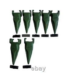 7PC V13TL V13VY Tiger Bucket Teeth With V13/17PN Flex Pins for 833-V13 Adapter