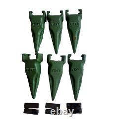 7PC V13TL V13VY Tiger Bucket Teeth With V13/17PN Flex Pins for 833-V13 Adapter