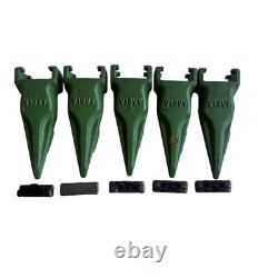 7PC V13TL V13VY Tiger Bucket Teeth With V13/17PN Flex Pins for 833-V13 Adapter