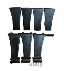 7 SET TF23D TF-23 Digging Teeth With Flex Pin TF23P For 230 2300 23 Bucket Shanks 7 SET TF23D TF-23 Digging Teeth With Flex Pin TF23P For 230 2300 23 Bucket Shanks