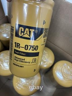 (8 Pack) CAT 1R-0750 Fuel Filter Advanced High Efficiency Caterpillar