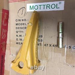 8pcs 207-70-14151 Rock Teeth With Pin 175-78-21810 Fit Komatsu Pc300 Pc350