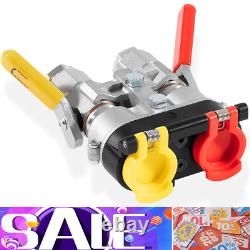 9500-4 Agricultural Tractor Clamp Kit Break-Away Hydraulic Coupler 1/2-14 NPTF