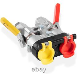 9500-4 Agricultural Tractor Clamp Kit Break-Away Hydraulic Coupler 1/2-14 NPTF