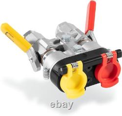 9500-4 Agricultural Tractor Clamp Kit Hydraulic Break-Away Coupler with Dust Cover