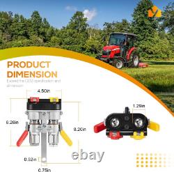 9500-4 Agricultural Tractor Clamp Kit Hydraulic Break-Away Coupler with Dust Cover