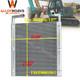 Aluminum Oil Cooler Fit Kobelco SK135SR SK115SR SK135SR Excavator YX05P00001S012