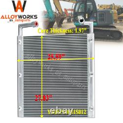 Aluminum Oil Cooler Fit Kobelco SK135SR SK115SR SK135SR Excavator YX05P00001S012