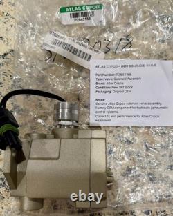 Atlas Copco OEM Solenoid Valve Assembly NOS Hydraulic Control P2843188