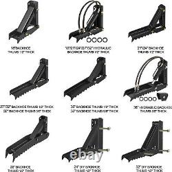 Backhoe Thumb Excavator Universal 11 Style Plate Assembly Weld On Adjustable