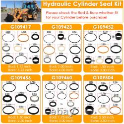 Backhoe Whole Machine Hydraulic Cylinder Seal Kit fit For Case 580E 580SE 580SD