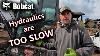 Bobcat E55 Excavator With Slow And Weak Hydraulics The Cause May Surprise You