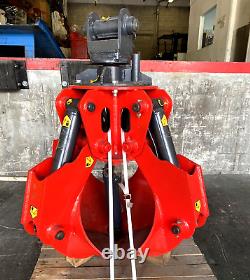 Brand New Orange Grapple attachment 0.1 mt3 for trucks/miniexcavators