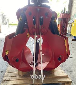 Brand New Orange Grapple attachment 0.1 mt3 for trucks/miniexcavators