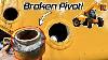 Broken Out Jcb Loadall Boom Pivot Full Repair