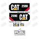 CATERPILLAR Track Loader 259D Premium Vinyl Decal Set CAT Construction Equip