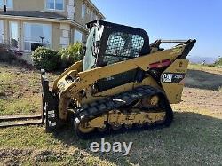 CAT 299D2 CABIN AND AIR CONDITIONED Hydraulic Coupler, Joystic Low Mileage 2018