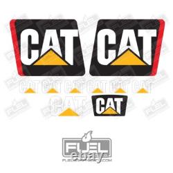 CAT Forklift Premium Vinyl Decal 10-piece Set CAT Construction Equip
