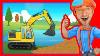 Construction Vehicles For Kids With Blippi The Excavator Song