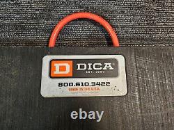 DICA SafetyTech Crane Outrigger Pad 24x24x1 60,000lb Capacity Black D2424