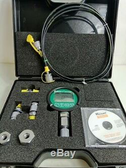 DIGITAL PRESSURE TEST KIT STAUFF GERMANY 0-600 BAR (0-8800 PSI) C/W 2m TEST HOSE