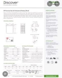 Discover Dry Cell EV305A-A 6 Volt, Brand New