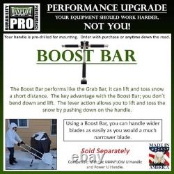 Durable 42 Aluminum Handle Snow Pusher with EZ Glide Edge Made in the USA