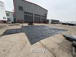FLATBED HEAVY DUTY 18oz BLACK LUMBER TARP 24 X 30 AURORA UTILITY TARPHAUS 6 DROP