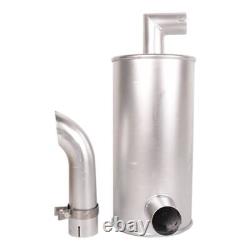 Fits HITACHI Excavator EX120-1 EX150-1 EX120-2 EX120-3 Engine 4255658 Muffler