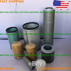 Fits Hitachi Ex120-5 Ex120-3 Engine 4bd1 Filter Air, Fuel, Oil Hydraulic Service