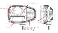 For Bobcat Telehandler Loader TL360, T35100, T40180, TL470, V417, V518 LED Headlight