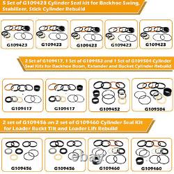 For Case 580E 580SE 580SD Backhoe Whole Machine Hydraulic Cylinder Seal Kit