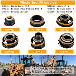 For Case 580E 580SE 580SD Backhoe Whole Machine Hydraulic Cylinder Seal Kit