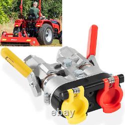 For Pioneer 9500-4 Hydraulic Break-Away Coupler Kit Agricultural Tractor Clamp