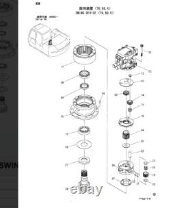 Fyd60001041 Swing Reduction, Device Fits For Deere 70 80c