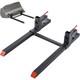 Heavy-Duty 2000 lbs Clamp-On Pallet Forks for Tractors & Skid Steers 43-Inch