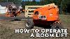 How To Operate A Boom Lift