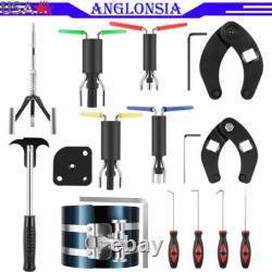 Hydraulic Cylinder Repair Tool Kit Fit for Skid Steers Loaders Backhoes 17Pcs