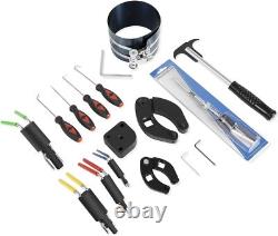 Hydraulic Cylinder Repair Tool Kit Fit for Skid Steers Loaders Backhoes 17Pcs