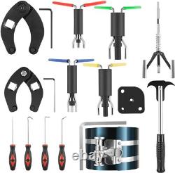 Hydraulic Cylinder Repair Tool Kit Fit for Skid Steers Loaders Backhoes 17Pcs