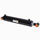 Hydraulic Cylinder Welded Double Acting 2.5 Bore 16 Stroke Cross Tube NEW