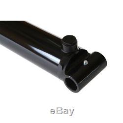 Hydraulic Cylinder Welded Double Acting 2.5 Bore 24 Stroke Cross Tube 2.5x24