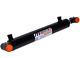 Hydraulic Cylinder Welded Double Acting 2 Bore 24 Stroke Cross Tube 2x24 NEW
