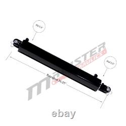 Hydraulic Cylinder Welded Double Acting 5 Bore 24 Stroke Clevis End 5x24 NEW