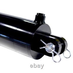 Hydraulic Cylinder Welded Double Acting 5 Bore 24 Stroke Clevis End 5x24 NEW