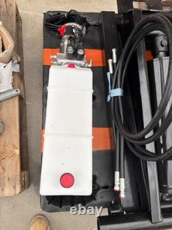 Hydraulic Dump Lift Kit, 22,000 lb/10 T Dump Trailer Hydraulic Scissor Hoist Kit