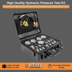 Hydraulic Pressure Test Kit For Caterpillar, Case, John Deere, Bobcat, Komatsu