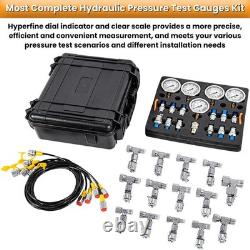 Hydraulic Pressure Test Kit For Caterpillar, Case, John Deere, Bobcat, Komatsu