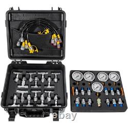 Hydraulic Pressure Test Kit For Caterpillar, Case, John Deere, Bobcat, Komatsu